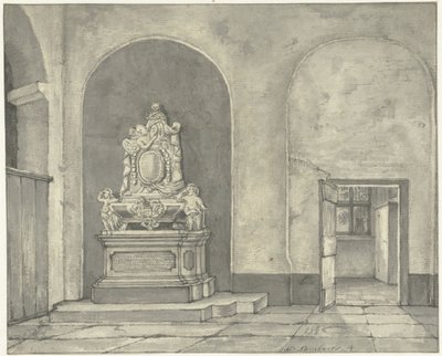 Monument funéraire de Balth. Fredericus von Stosch dans l