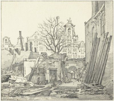 Démolition de la Maison des Indes occidentales à Amsterdam - Gerrit Lamberts
