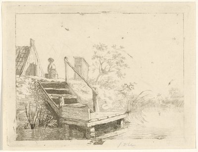 Escalier au bord de l
