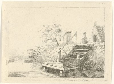 Escalier au bord de l