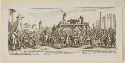La roue, quatorzième planche des Grandes misères de la guerre - Gerrit Lucasz van Schagen