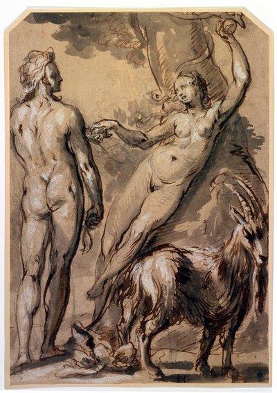 Adam et Ève. La Chute - Gerrit Pietersz