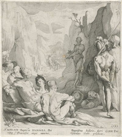 Prédication de Jean-Baptiste - Gerrit Pietersz. Sweelink