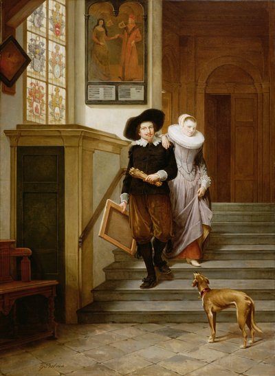 Frans Hals (1580-1666) et sa femme Lysbeth Reyniersdr - Gerrit Postma