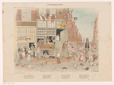 Vue de la ville - Gerrit Willem Dijsselhof