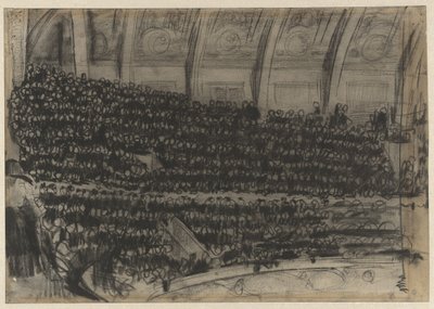 Spectateurs sur les tribunes du Cirque Carré - Gerrit Willem Dijsselhof