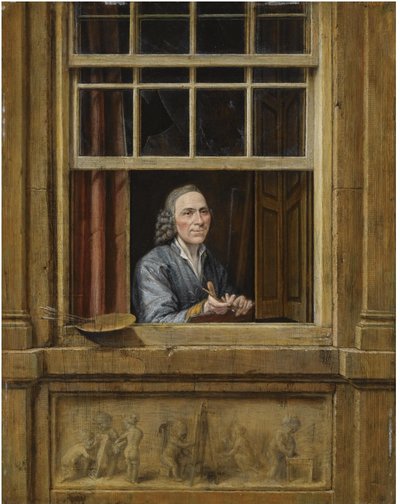 Autoportrait à la fenêtre - Gerrit Zegelaar
