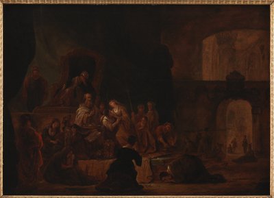 La fille de Jephté conduite à l