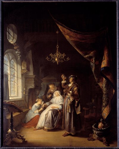 La femme hydropique - Gerrit Dou