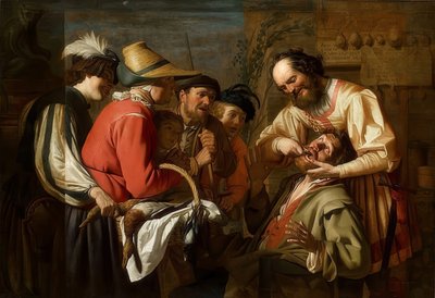 Le Tireur de dents - Gerrit van Honthorst