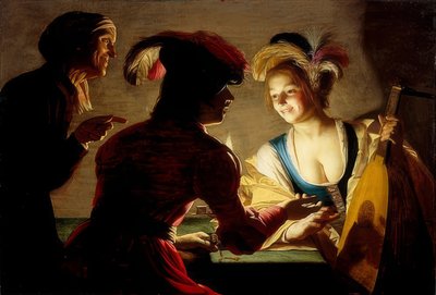 La Maquerelle. 1625 - Gerrit van Honthorst