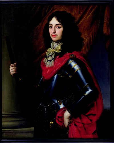 Portrait du prince Édouard du Palatinat (1625-63) en armure - Gerrit van Honthorst