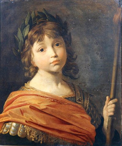 Le prince Rupert (1619-82) enfant en Mars - Gerrit van Honthorst
