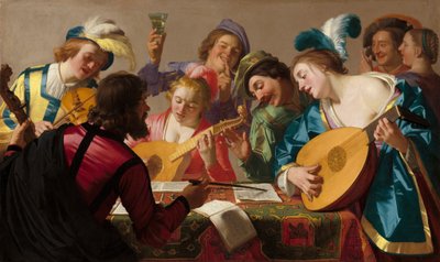 Le concert - Gerrit van Honthorst