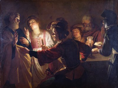 Le reniement de Saint Pierre, vers 1620 - Gerrit van Honthorst