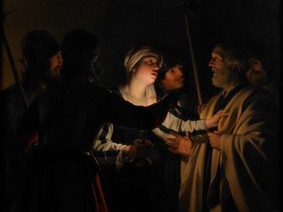 Le Renoncement de Saint Pierre, c.1623 - Gerrit van Honthorst