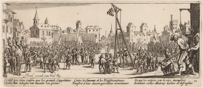 Le Strappado - Gerrit van Schagen after Jacques Callot