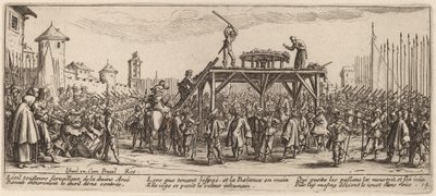 La Roue - Gerrit van Schagen after Jacques Callot