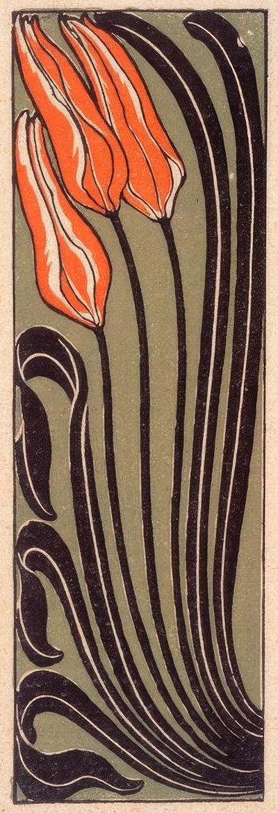 Ornement de tulipes - Gertrud Kleinhempel