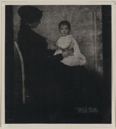 Portrait de Mme Ward avec bébé - Gertrude Käsebier