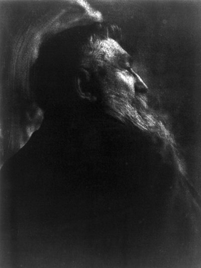 Portrait du sculpteur français Auguste Rodin (1840-1917) par Gertrude Käsebier (1852-1934) - Gertrude Käsebier