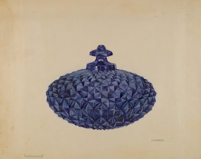 Beurrier couvert, vers 1936 - Gertrude Lemberg