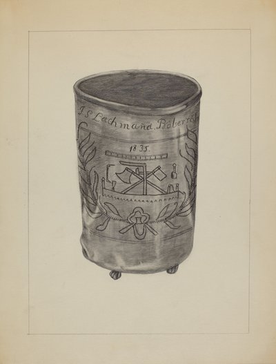 Gobelet en étain, vers 1936 - Gertrude Lemberg