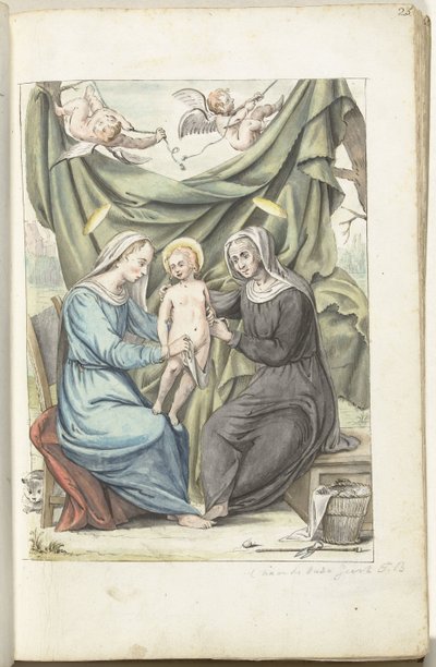 Madonna avec enfant et Sainte Anne - Gesina ter Borch