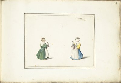 Deux filles avec une poupée - Gesina ter Borch