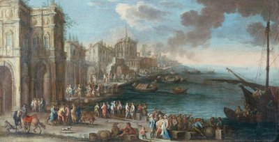 Capriccio ou un quai méditerranéen - Gherardo Poli
