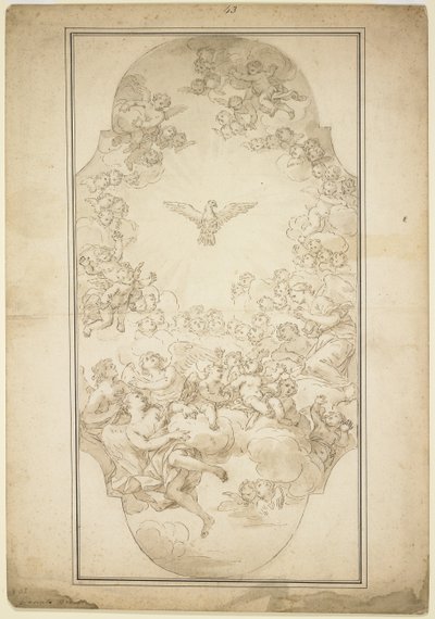 Le Saint-Esprit, années 1680 - Giacinto Brandi