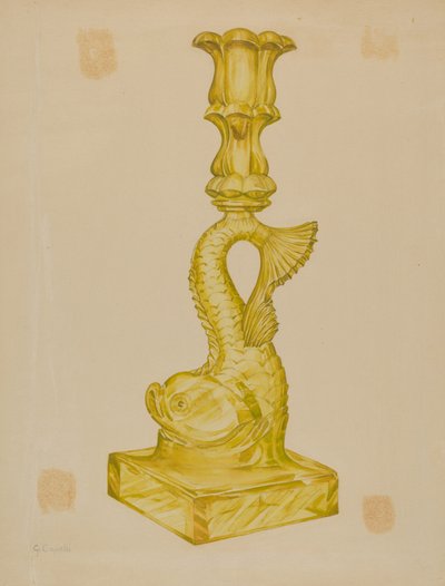 Chandelier dauphin - Giacinto Capelli