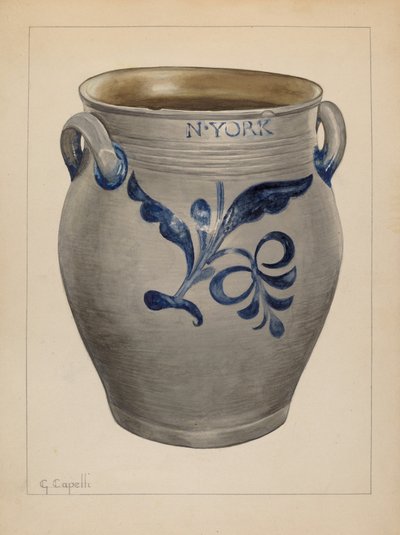 Pot, vers 1937 - Giacinto Capelli