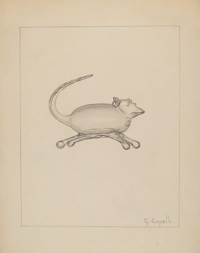Souris, vers 1937 - Giacinto Capelli