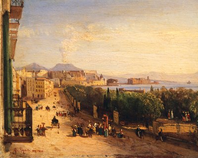 Riviera di Chiaia à Naples - Giacinto Gigante