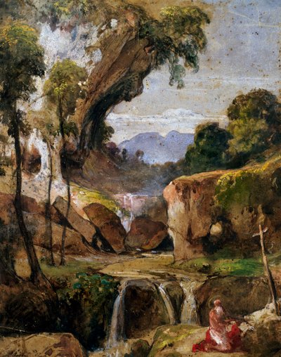 Paysage avec Saint Jérôme - Giacinto Gigante