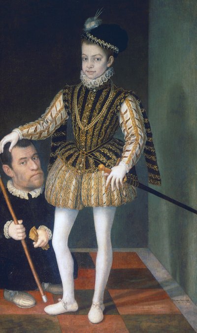 Portrait de Charles Emmanuel I enfant - Giacomo (1509 73) Vighi