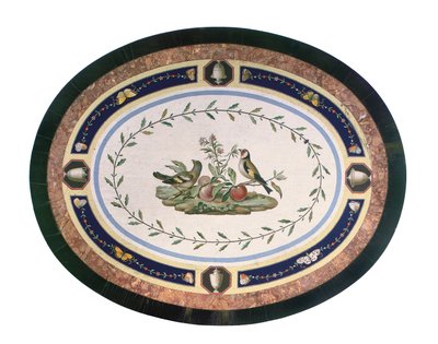 Table en micromosaïque, Rome, fin du XVIIIe siècle - Giacomo (attr. to) Raffaelli