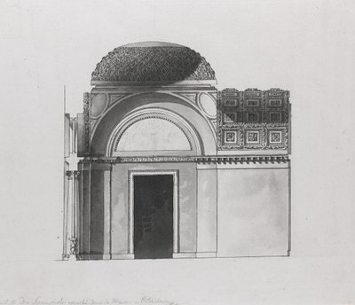 Conception de cabinet pour le Duc de Serracapriola à Petersburg - Giacomo Antonio Domenico Quarenghi