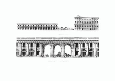 Conception de la chancellerie du cabinet de Sa Majesté Impériale à Saint-Pétersbourg, 1802 - Giacomo Antonio Domenico Quarenghi
