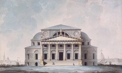 Façade de la Bourse de Saint-Pétersbourg, 1783 - Giacomo Antonio Domenico Quarenghi