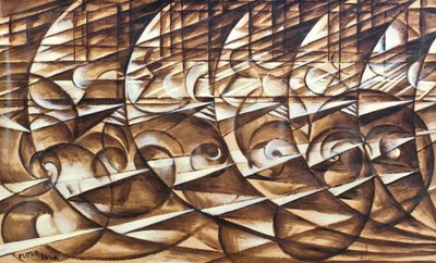 Expansion dynamique et vitesse - Giacomo Balla