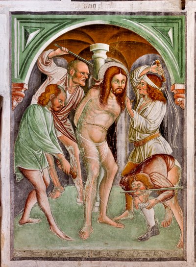 Flagellation (détail) - Giacomo Borlone de Buschis