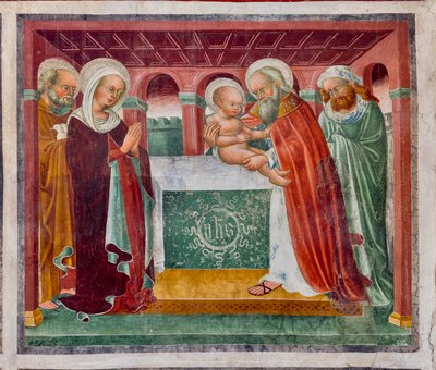 Présentation de Jésus au Temple (détail) - Giacomo Borlone de Buschis