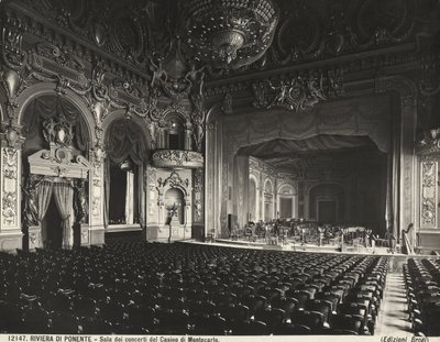 Salle de concert, Casino de Montecarlo, Monaco - Giacomo Brogi