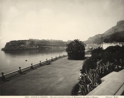Belvédère devant le Casino de Montecarlo avec vue sur Monaco - Giacomo Brogi