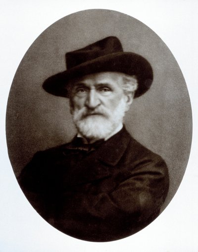 Portrait de Giuseppe Verdi - Giacomo Brogi