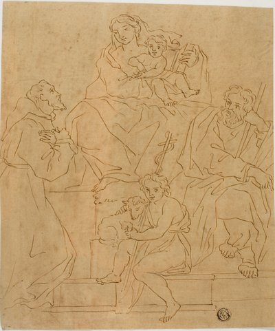 Sainte Famille avec Saint François d