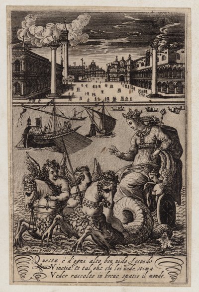 Vue de la place Saint-Marc, Venise - Giacomo Franco