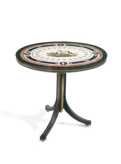 Table en micromosaïque, Rome, fin du 18ème siècle - Giacomo Raffaelli